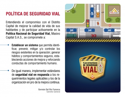 POLÍTICAS INTERNAS Y DE SEGURIDAD VÍAL